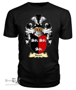 ScotsTee Steer (e) Coat Of Arms Family Crest England V23 T Shirt