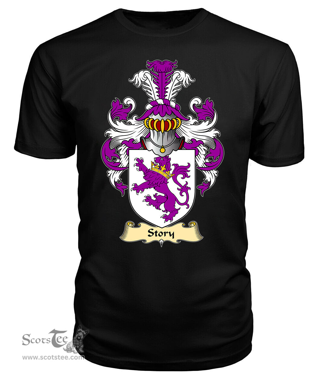 ScotsTee Story Coat Of Arms Family Crest England V23 T Shirt