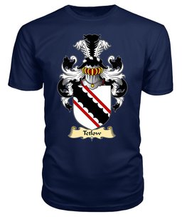 ScotsTee Tetlow Coat Of Arms Family Crest England V23 T Shirt