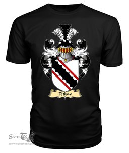 ScotsTee Tetlow Coat Of Arms Family Crest England V23 T Shirt
