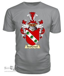 ScotsTee Stephenson or Stevenson Coat Of Arms Family Crest England V23 T Shirt