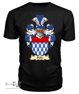 ScotsTee Stoke Coat Of Arms Family Crest England V23 T Shirt