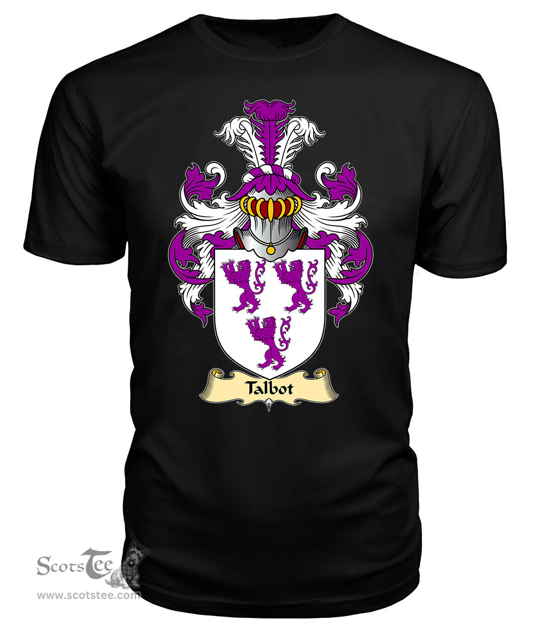 ScotsTee Talbot II Coat Of Arms Family Crest England V23 T Shirt