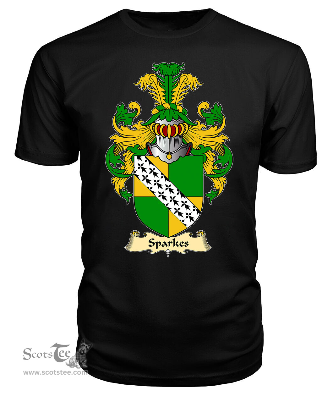 ScotsTee Sparke (s) Coat Of Arms Family Crest England V23 T Shirt