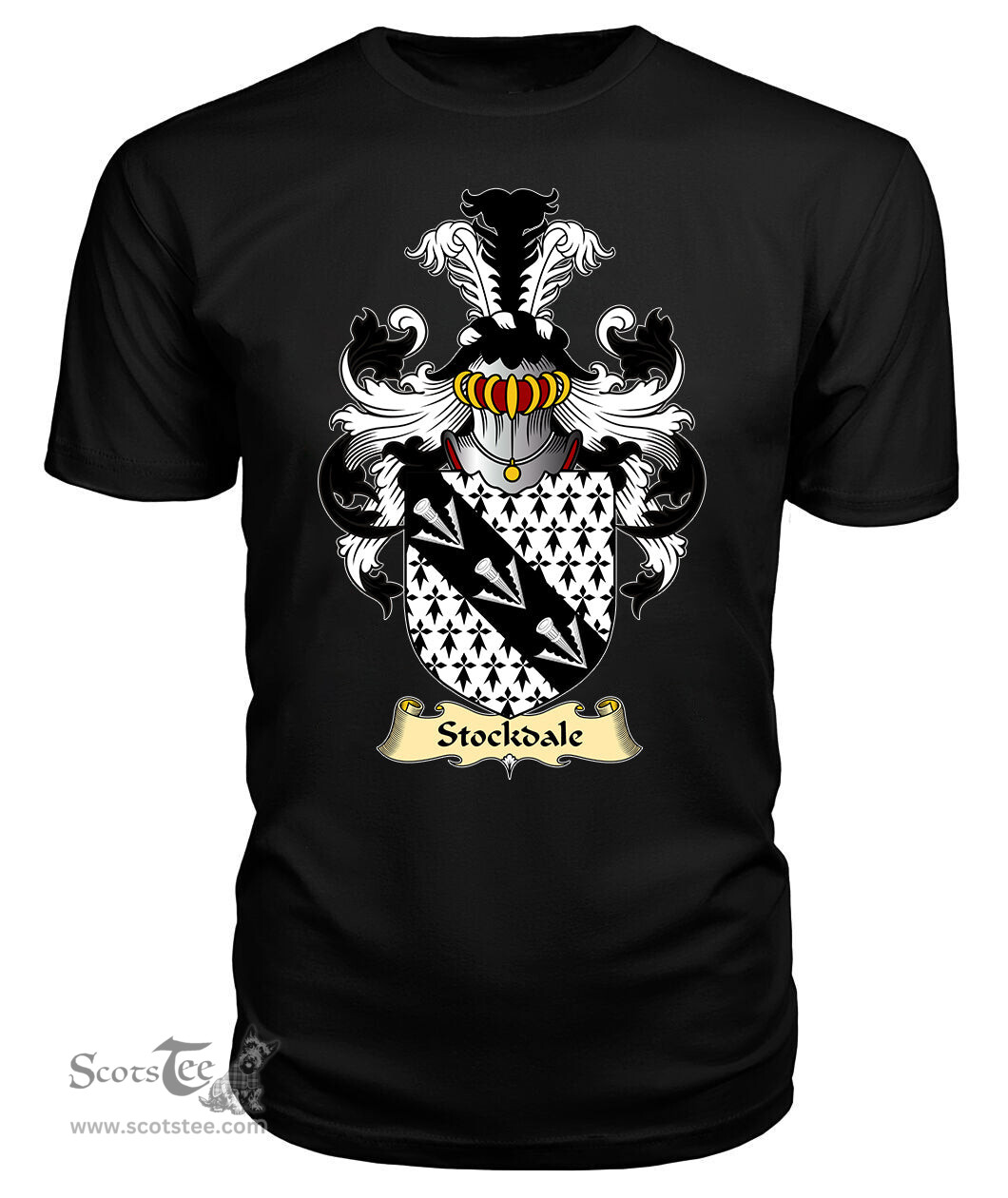 ScotsTee Stockdale Coat Of Arms Family Crest England V23 T Shirt