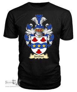 ScotsTee Sowdon Coat Of Arms Family Crest England V23 T Shirt