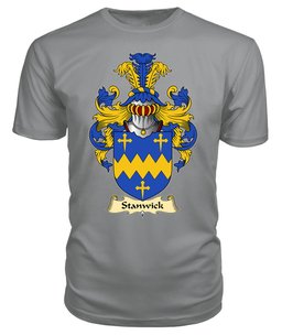 ScotsTee Stanwix or Stanwick Coat Of Arms Family Crest England V23 T Shirt