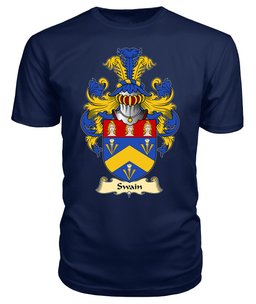ScotsTee Swain or Swayne Coat Of Arms Family Crest England V23 T Shirt