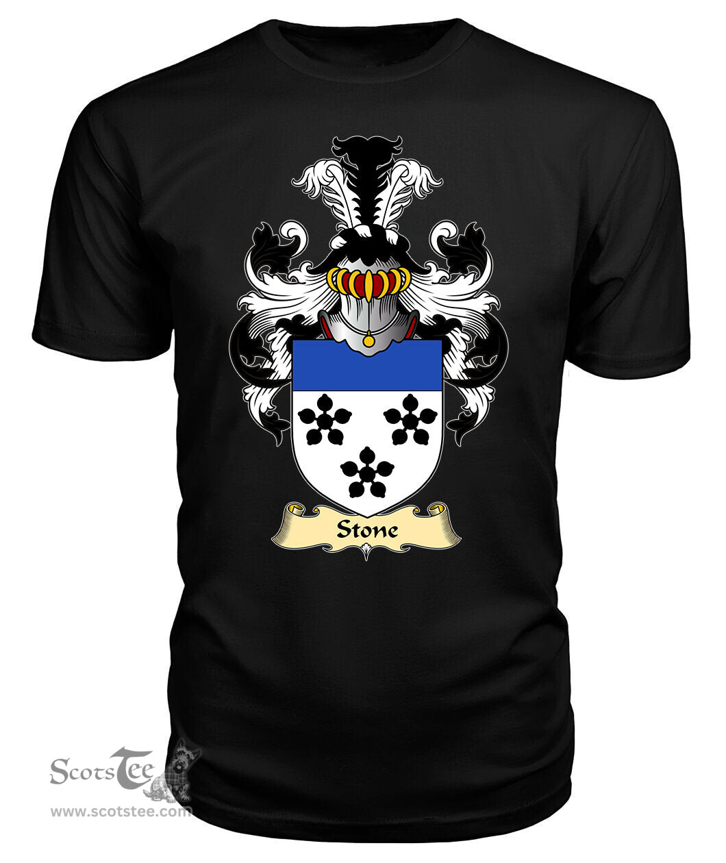ScotsTee Stone I Coat Of Arms Family Crest England V23 T Shirt