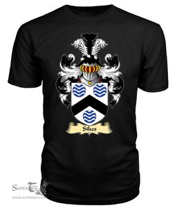 ScotsTee Sikes or Sykes Coat Of Arms Family Crest England V23 T Shirt