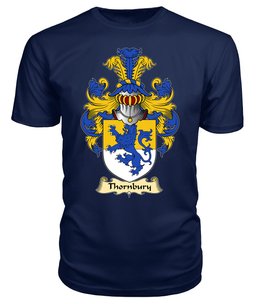 ScotsTee Thornbery or Thornbury Coat Of Arms Family Crest England V23 T Shirt