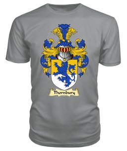 ScotsTee Thornbery or Thornbury Coat Of Arms Family Crest England V23 T Shirt