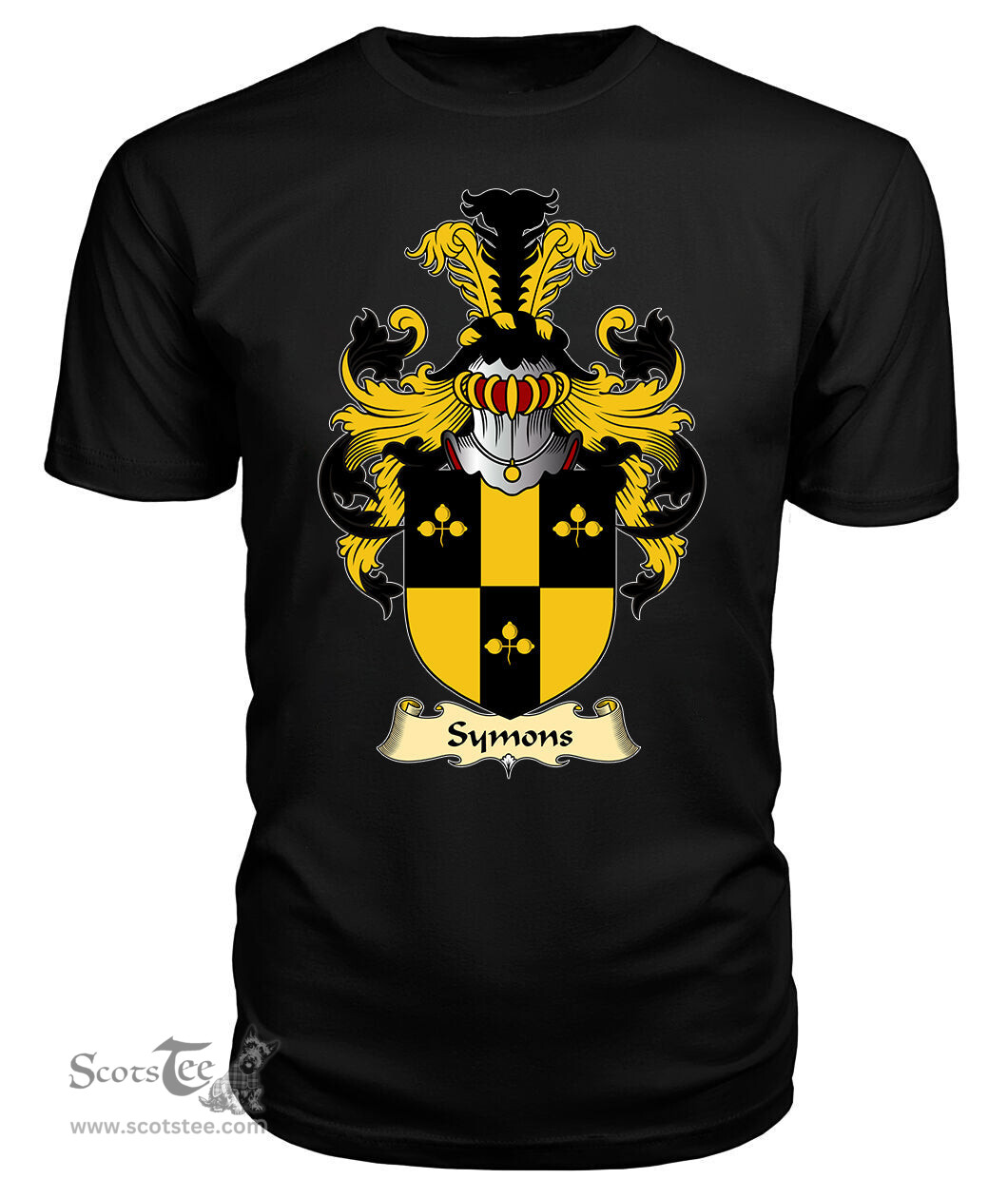 ScotsTee Symons Coat Of Arms Family Crest England V23 T Shirt