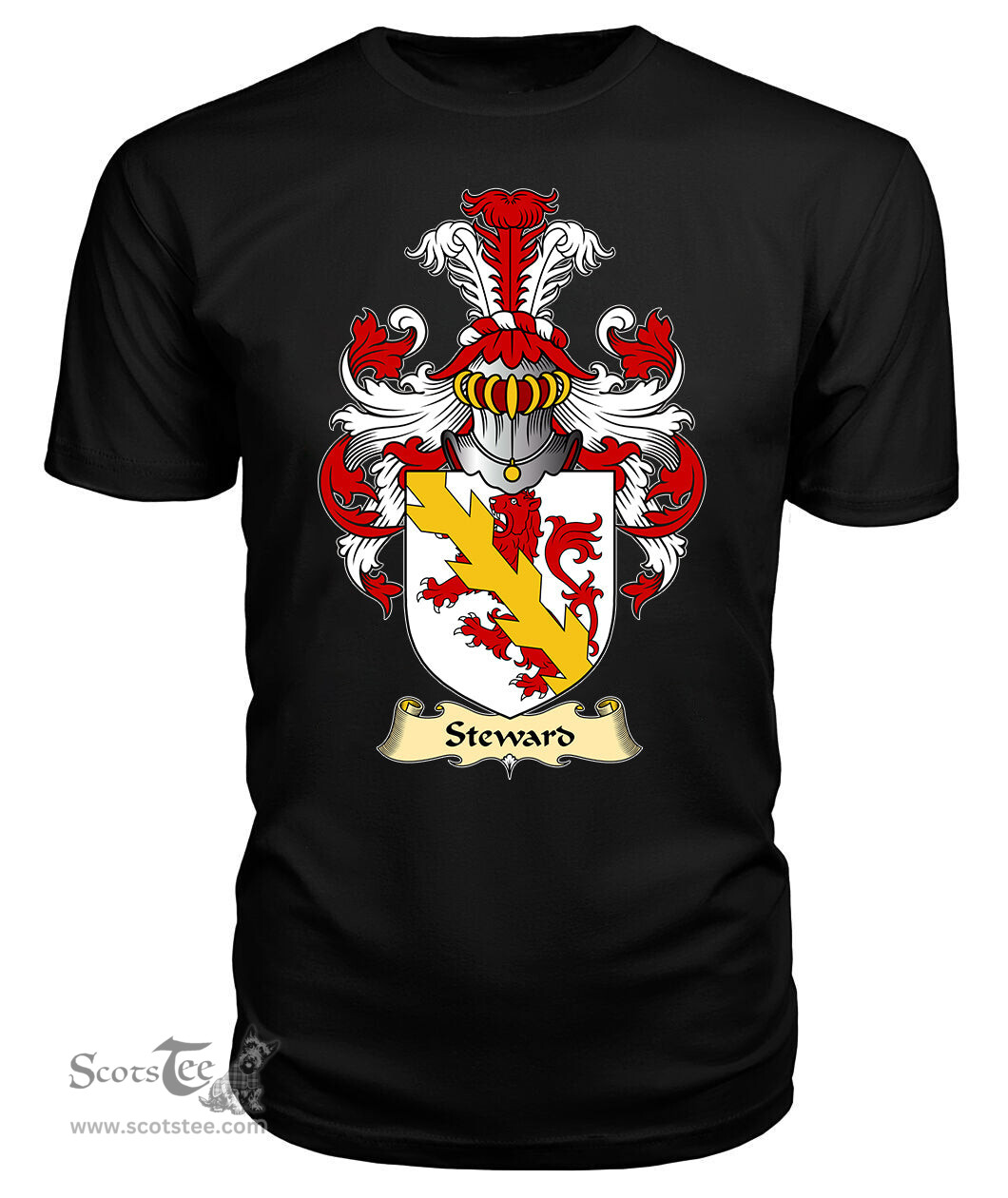 ScotsTee Steward Coat Of Arms Family Crest England V23 T Shirt
