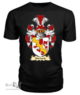 ScotsTee Steward Coat Of Arms Family Crest England V23 T Shirt