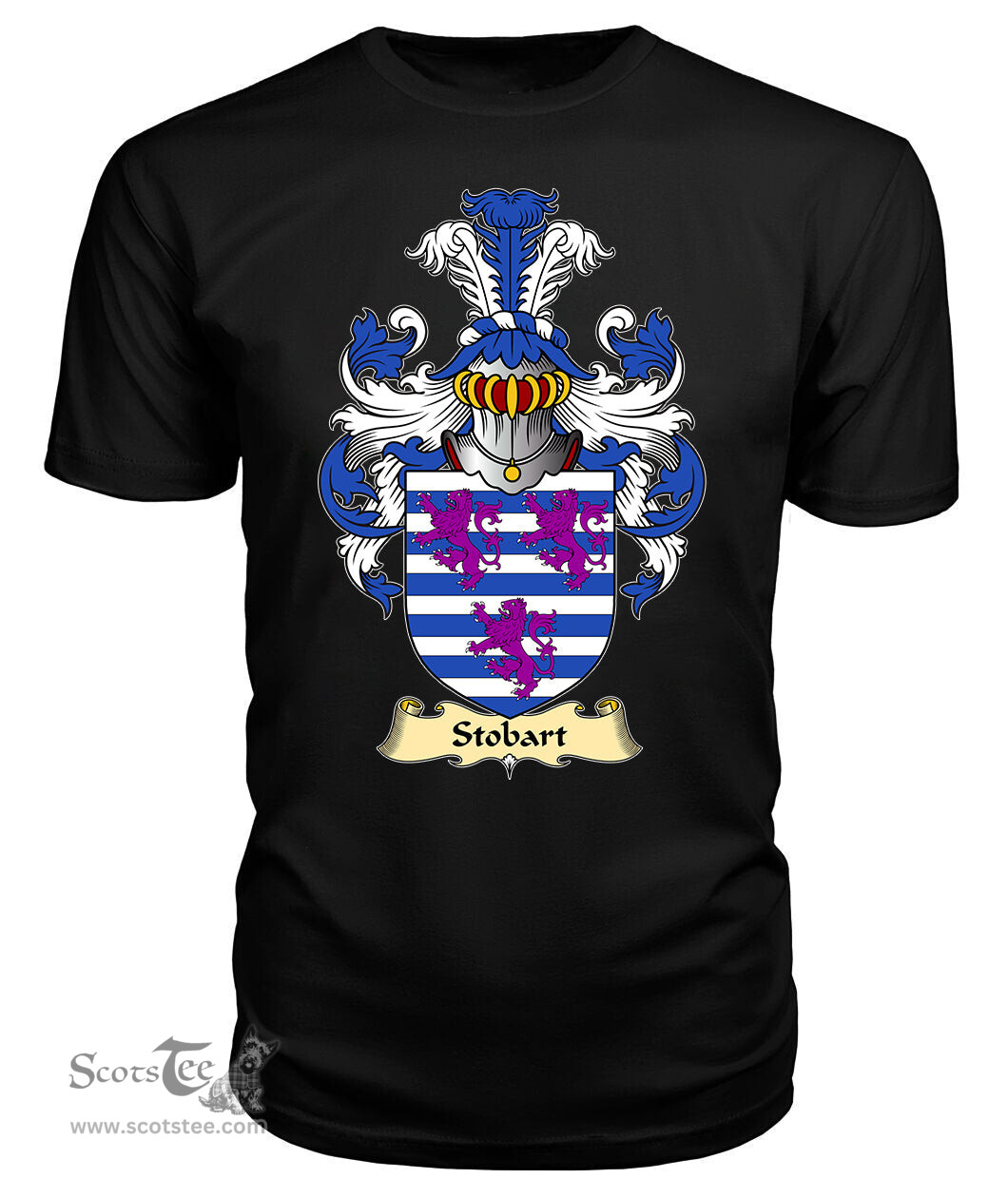 ScotsTee Stobart Coat Of Arms Family Crest England V23 T Shirt