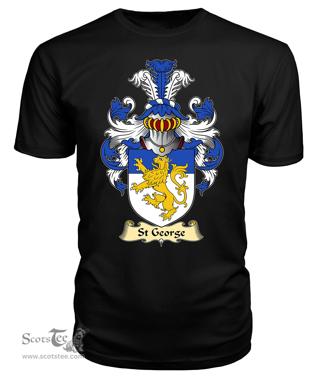 ScotsTee St George Coat Of Arms Family Crest England V23 T Shirt