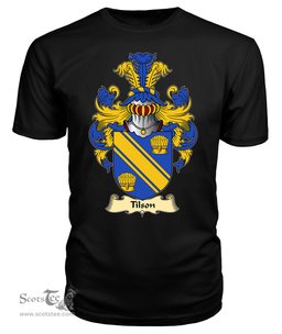 ScotsTee Tilson or Tilston Coat Of Arms Family Crest England V23 T Shirt