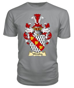 ScotsTee Wensley or Wendesley Coat Of Arms Family Crest England V23 T Shirt