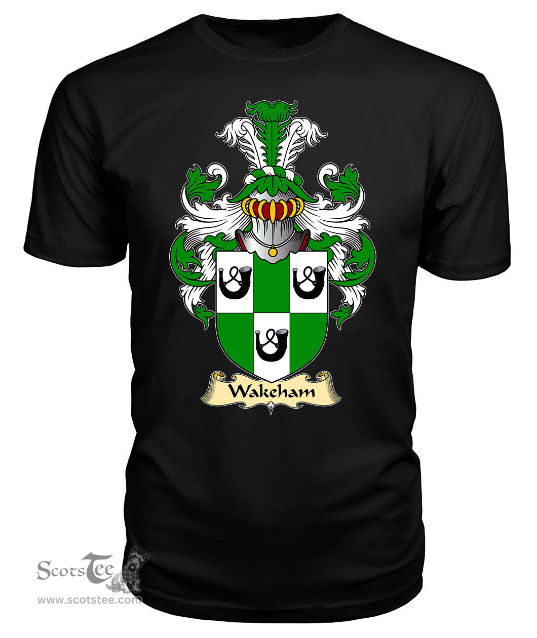 ScotsTee Wakeham Coat Of Arms Family Crest England V23 T Shirt