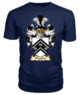 ScotsTee Thurlow (e) Coat Of Arms Family Crest England V23 T Shirt