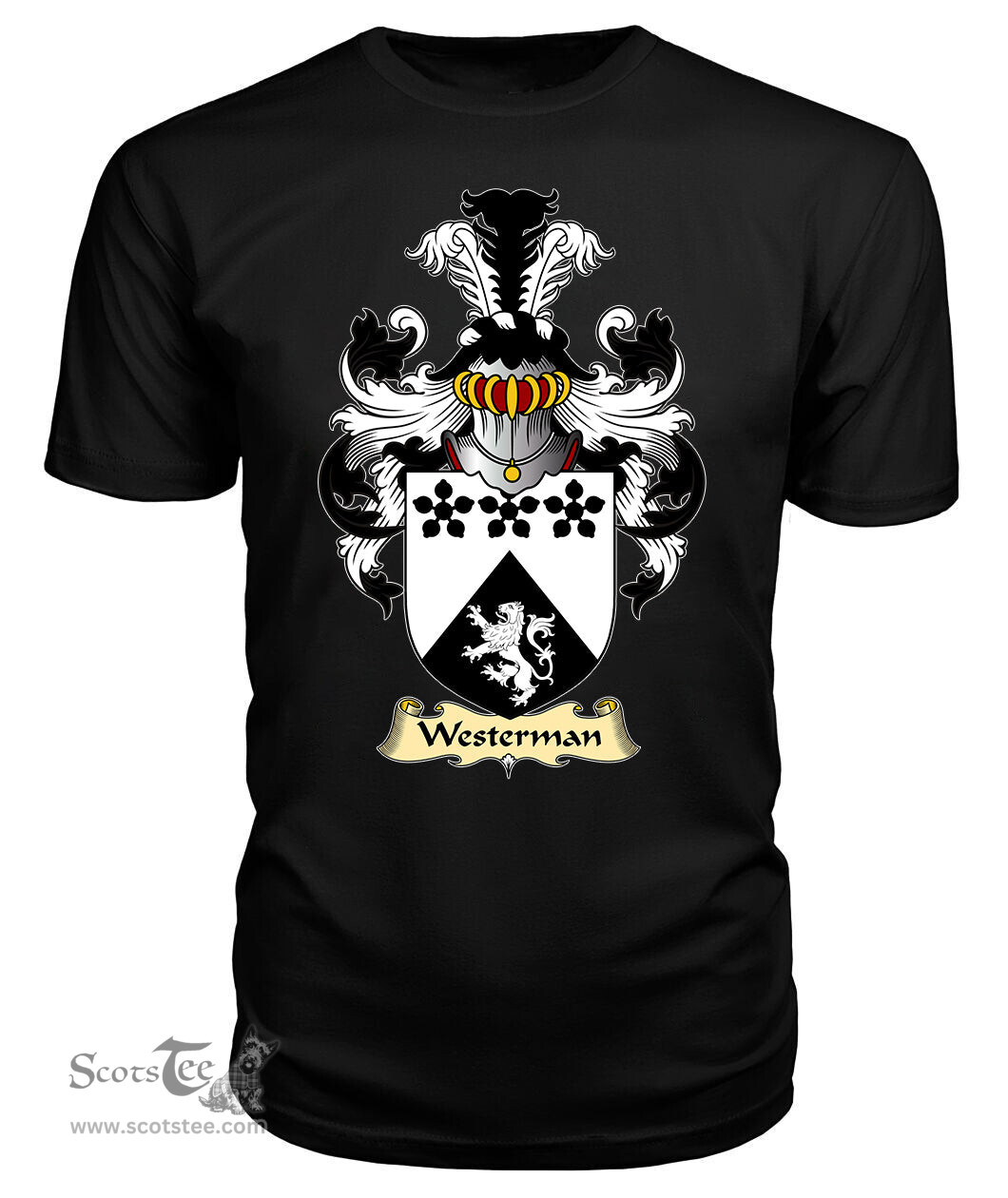 ScotsTee Westerman Coat Of Arms Family Crest England V23 T Shirt