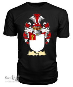ScotsTee Topp Coat Of Arms Family Crest England V23 T Shirt