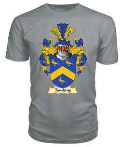 ScotsTee Tomkins or Thompkins Coat Of Arms Family Crest England V23 T Shirt