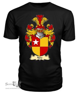 ScotsTee Vere Coat Of Arms Family Crest England V23 T Shirt