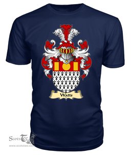 ScotsTee Watts Coat Of Arms Family Crest England V23 T Shirt