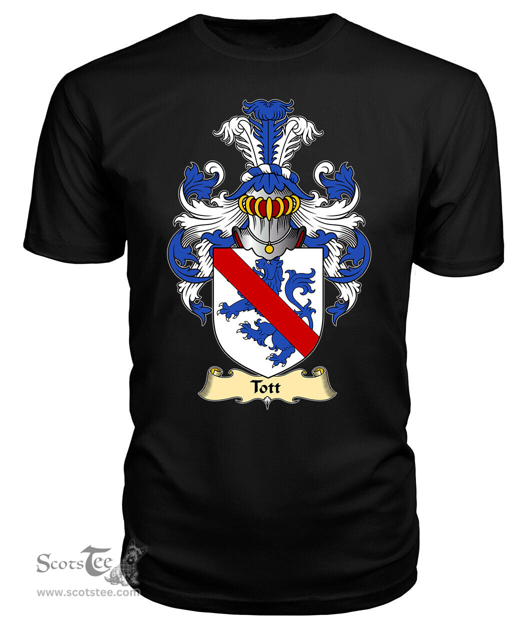 ScotsTee Tott Coat Of Arms Family Crest England V23 T Shirt