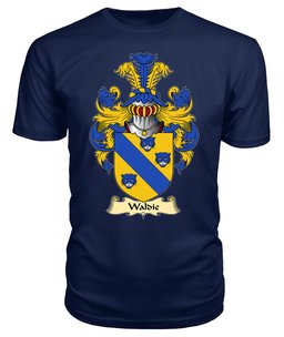 ScotsTee Waldy or Waldie Coat Of Arms Family Crest England V23 T Shirt
