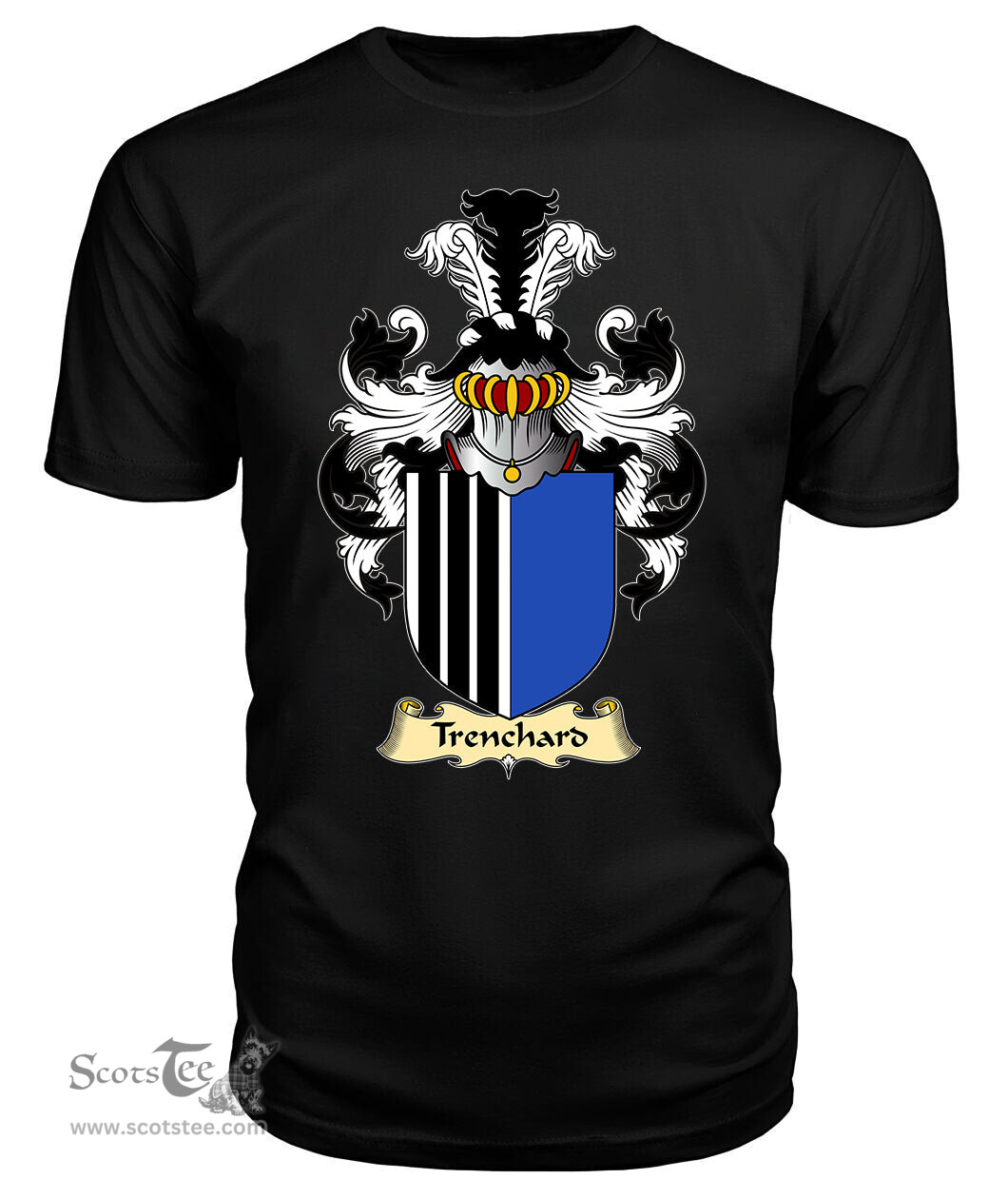 ScotsTee Trenchard Coat Of Arms Family Crest England V23 T Shirt