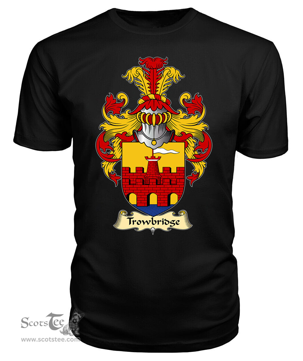 ScotsTee Trowbridge Coat Of Arms Family Crest England V23 T Shirt