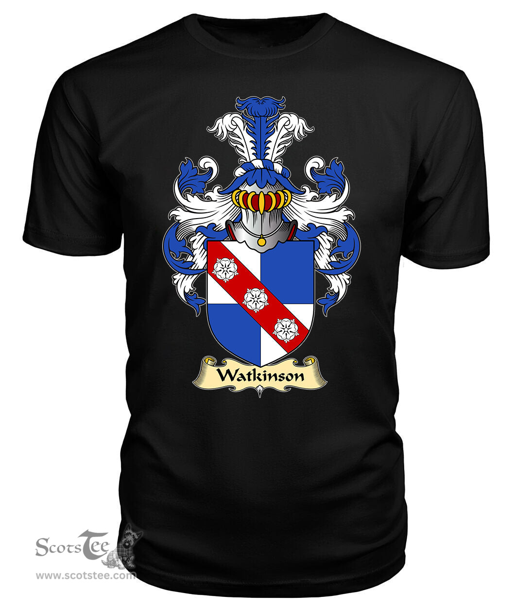 ScotsTee Watkinson Coat Of Arms Family Crest England V23 T Shirt
