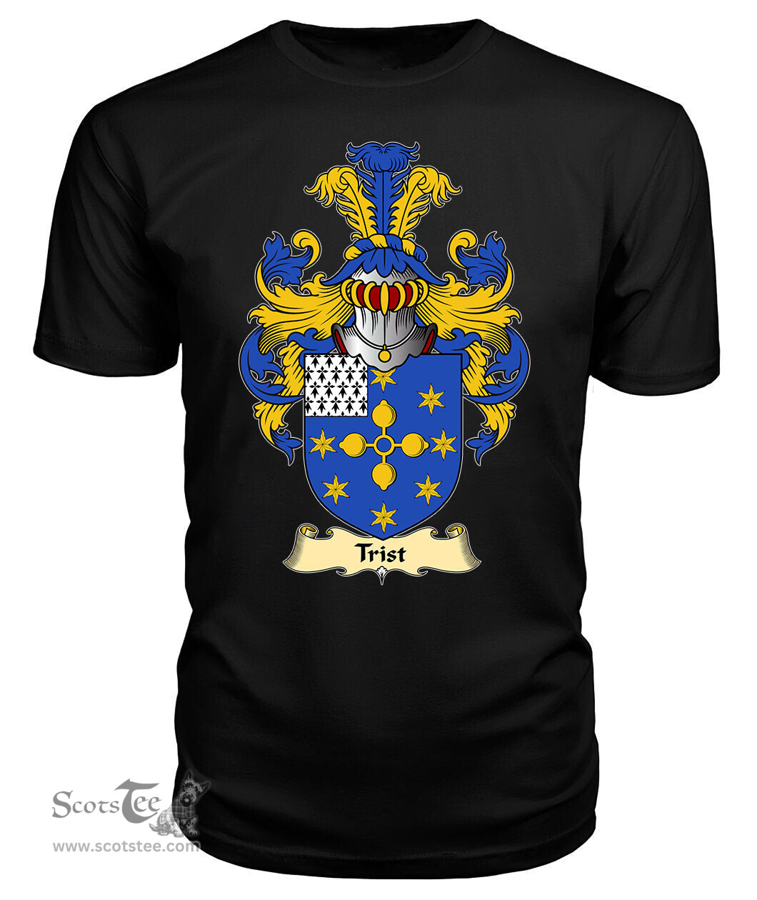 ScotsTee Trist Coat Of Arms Family Crest England V23 T Shirt