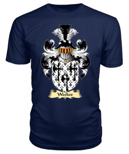 ScotsTee Weekes or Wykes Coat Of Arms Family Crest England V23 T Shirt