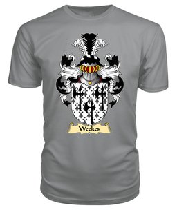 ScotsTee Weekes or Wykes Coat Of Arms Family Crest England V23 T Shirt