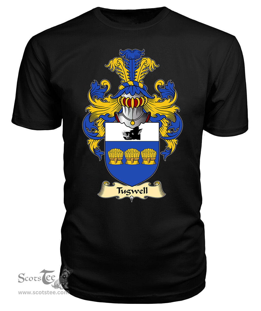 ScotsTee Tugwell Coat Of Arms Family Crest England V23 T Shirt