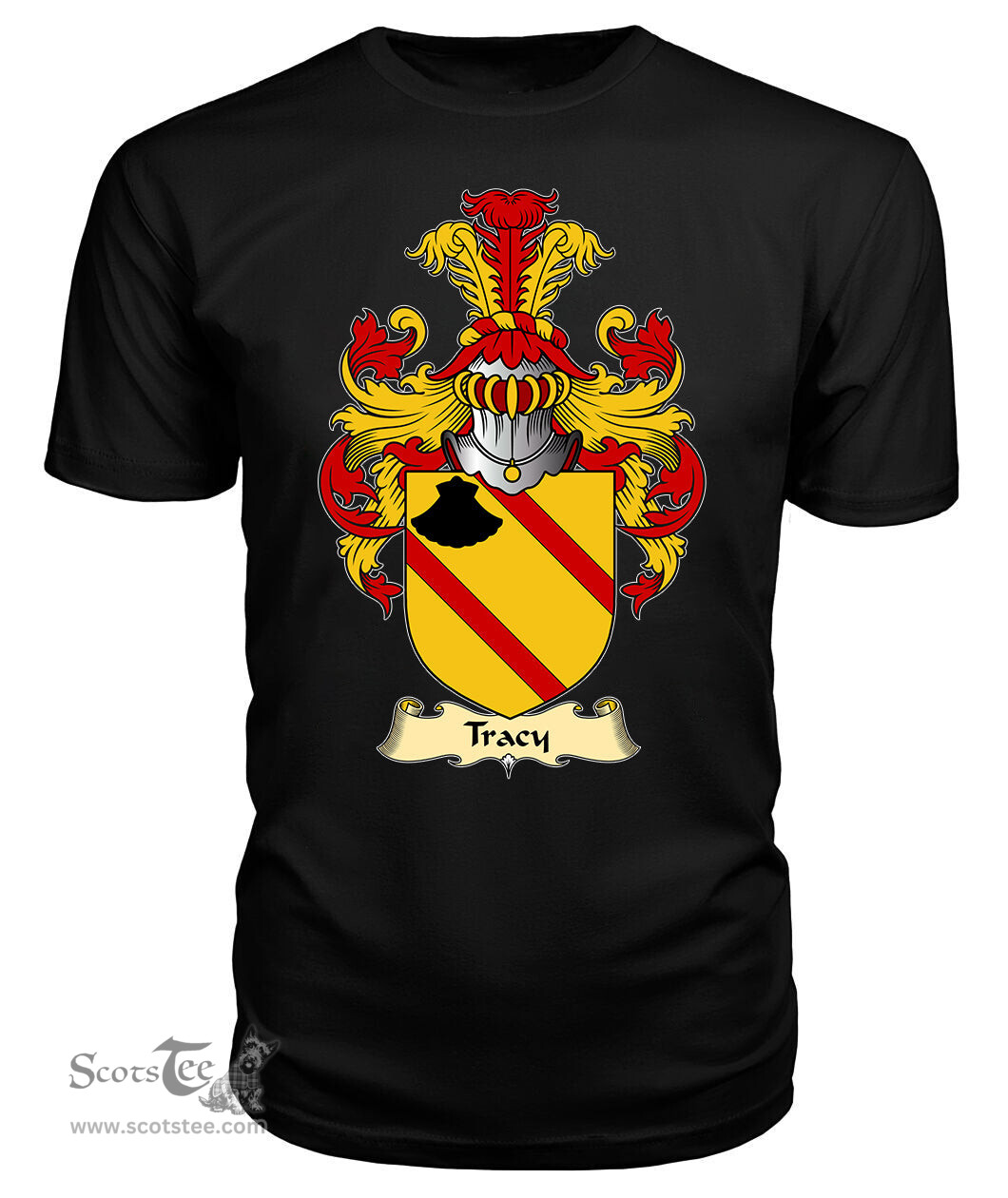 ScotsTee Tracy Coat Of Arms Family Crest England V23 T Shirt