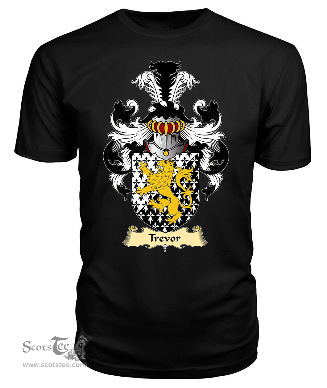 ScotsTee Trevor Coat Of Arms Family Crest England V23 T Shirt