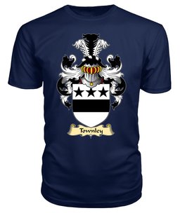 ScotsTee Townley Coat Of Arms Family Crest England V23 T Shirt