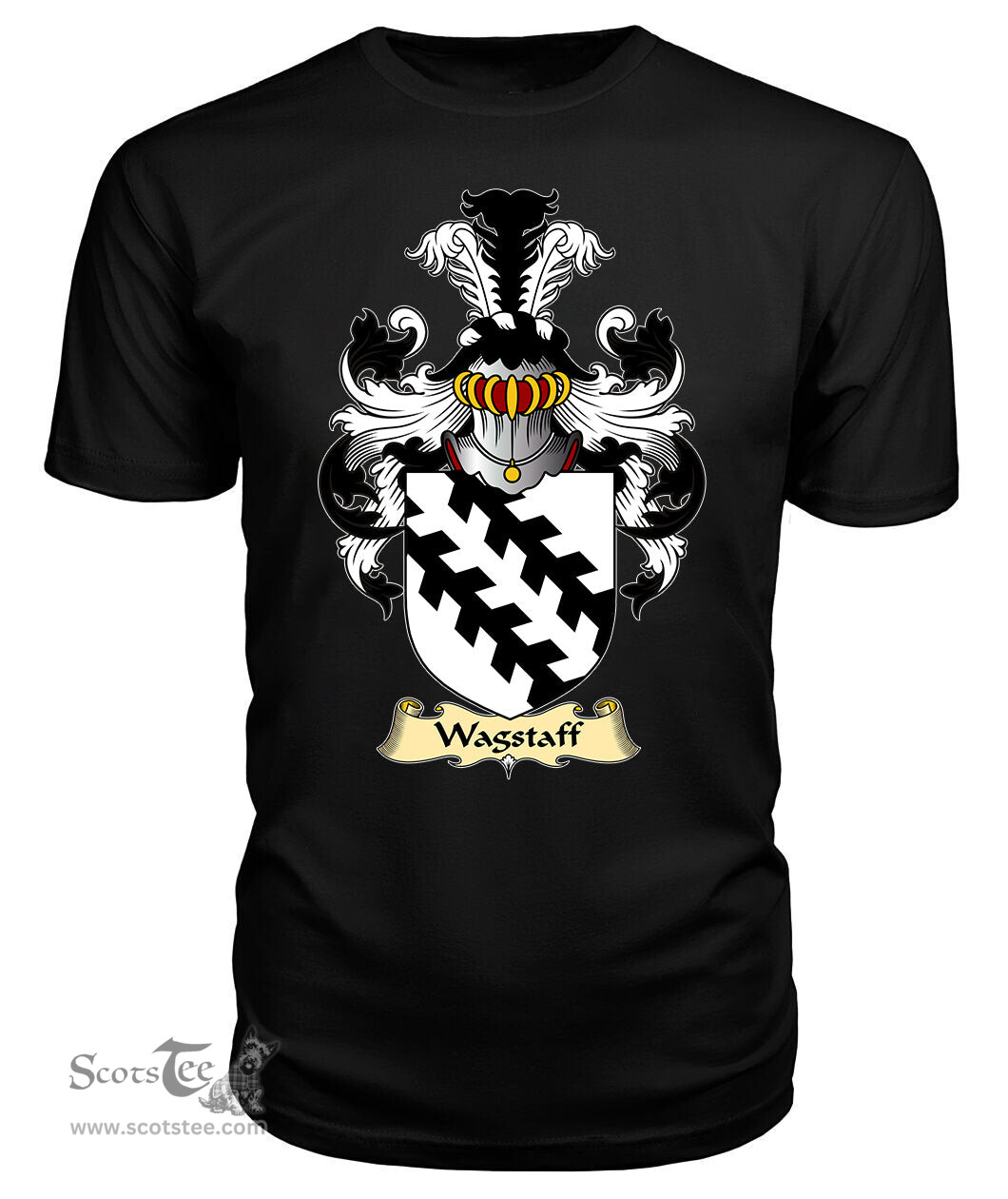 ScotsTee Wagstaff Coat Of Arms Family Crest England V23 T Shirt