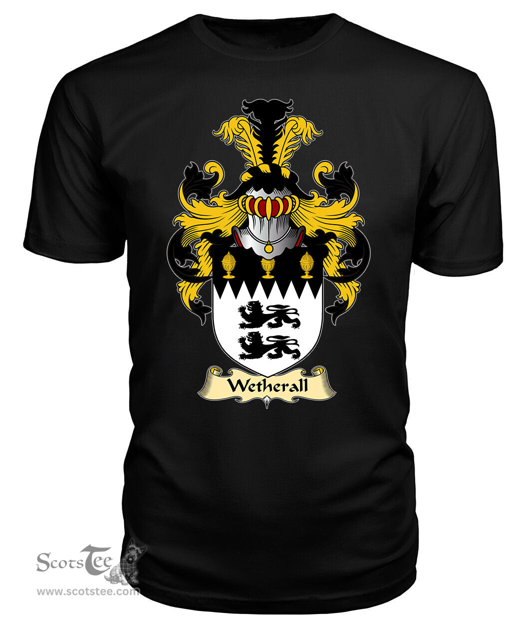 ScotsTee Wetherall Coat Of Arms Family Crest England V23 T Shirt