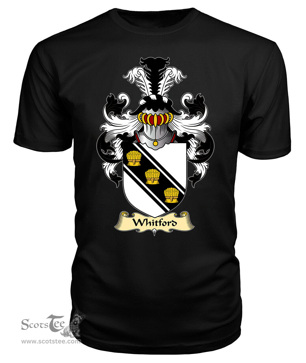 ScotsTee Whitford Coat Of Arms Family Crest England V23 T Shirt