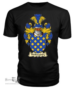 ScotsTee Willoughby Coat Of Arms Family Crest England V23 T Shirt