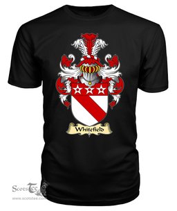 ScotsTee Whitefield or Whitfield Coat Of Arms Family Crest England V23 T Shirt