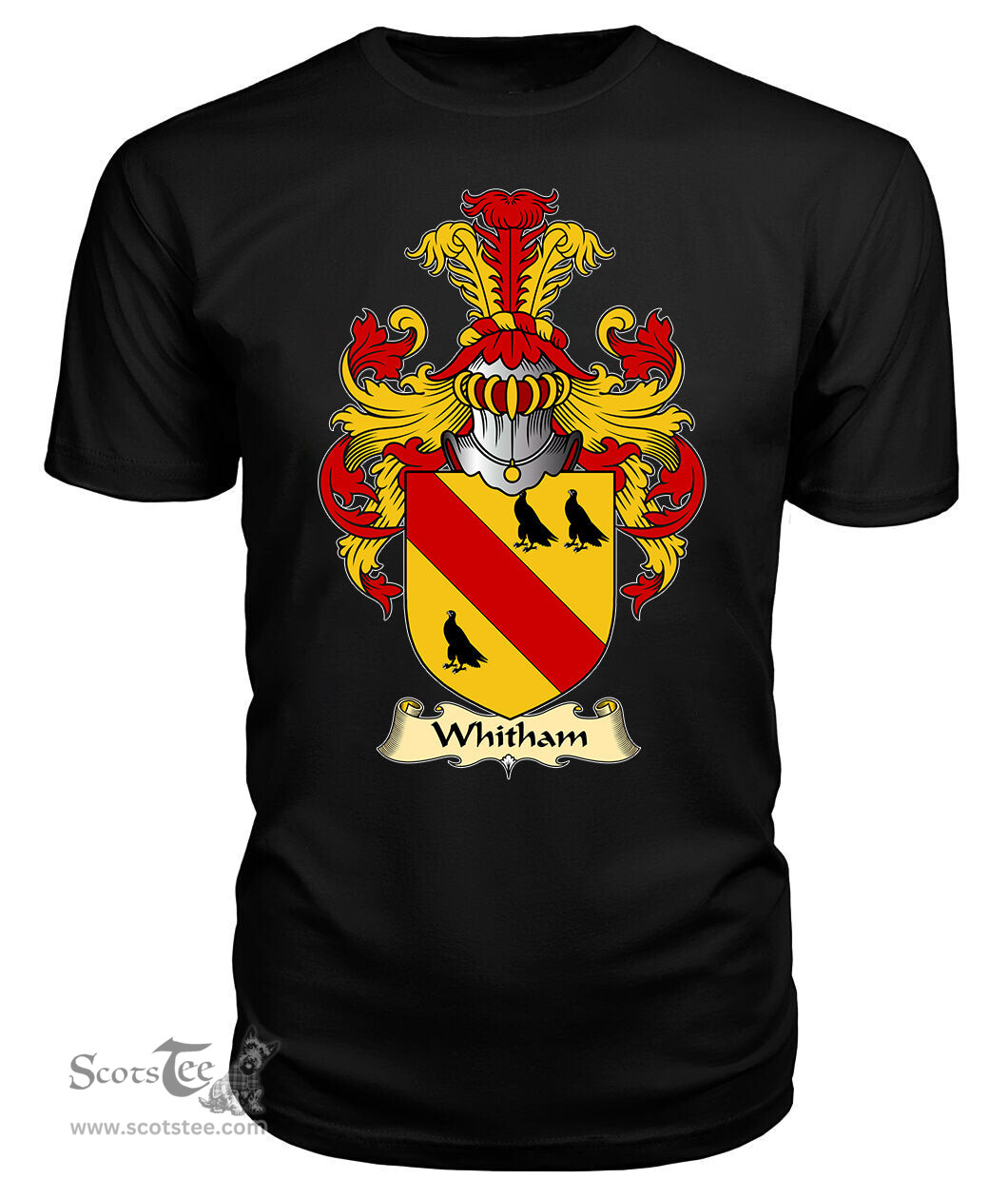 ScotsTee Whitham Coat Of Arms Family Crest England V23 T Shirt
