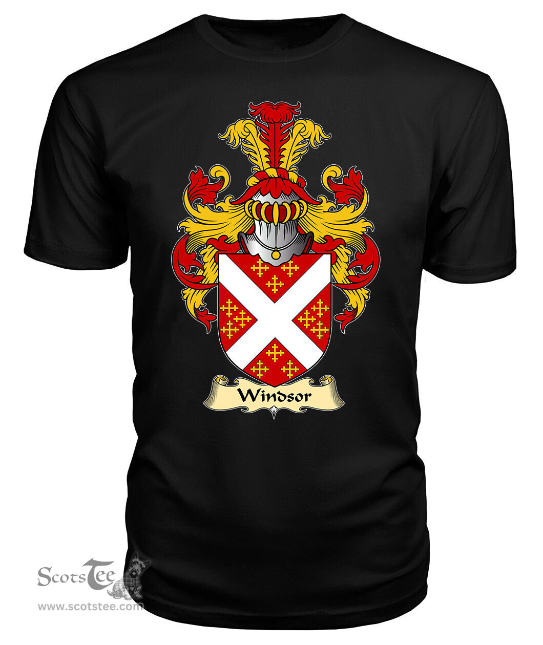 ScotsTee Windsor Coat Of Arms Family Crest England V23 T Shirt