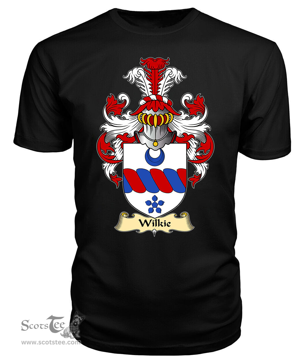 ScotsTee Wilkie Coat Of Arms Family Crest England V23 T Shirt